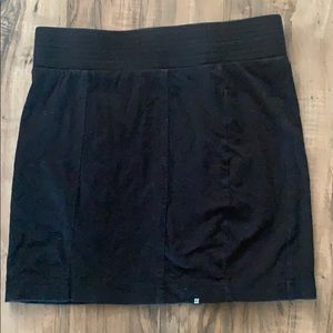 Black, Soft, pencil skirt